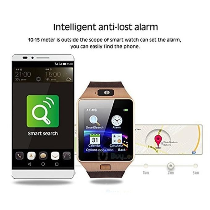 DZ09 Gold Smart Watch Men Ladies IP67 Watch For Ios Android