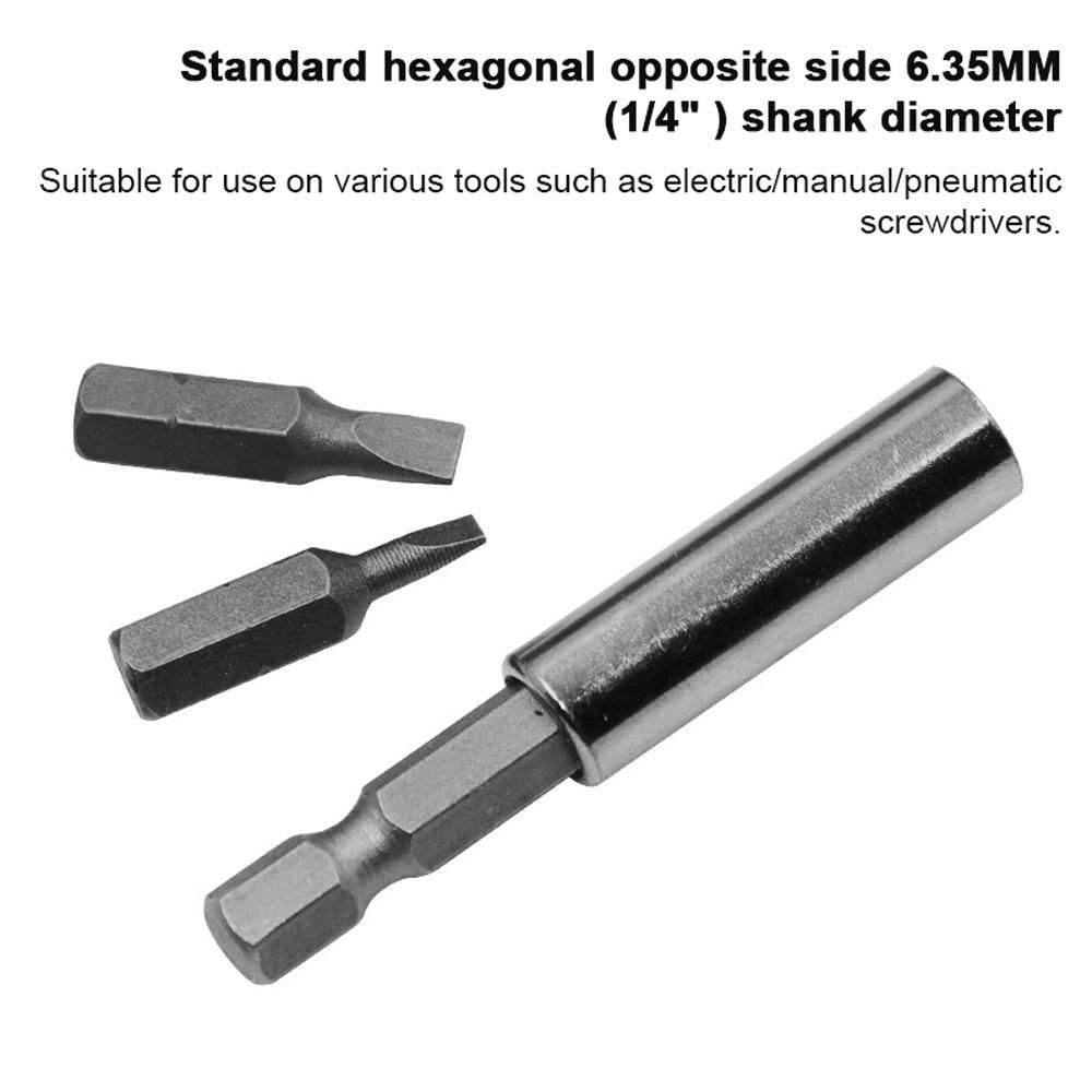 33pcs Screwdriver Bits Set 45 Steel Material Bit Kit with Long Magnetic Connecting Rod and 6.35MM 1/4'' Shank Diameter