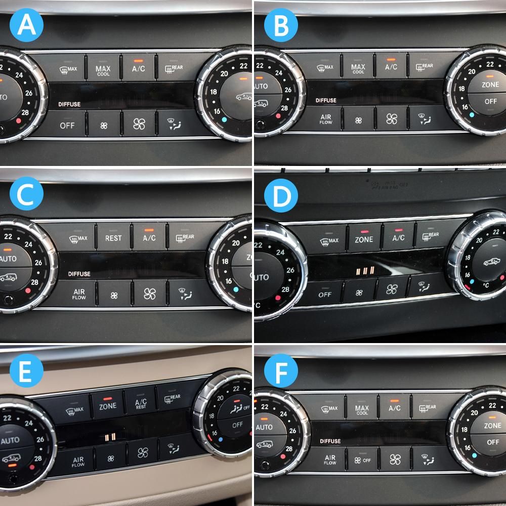 Car Console AC Heater Climate Control Switch Button For BENZ ML GL GLE GLS W166 X166 W292 ML 350 ML550 GL350 GL450 GLE400 GLS450