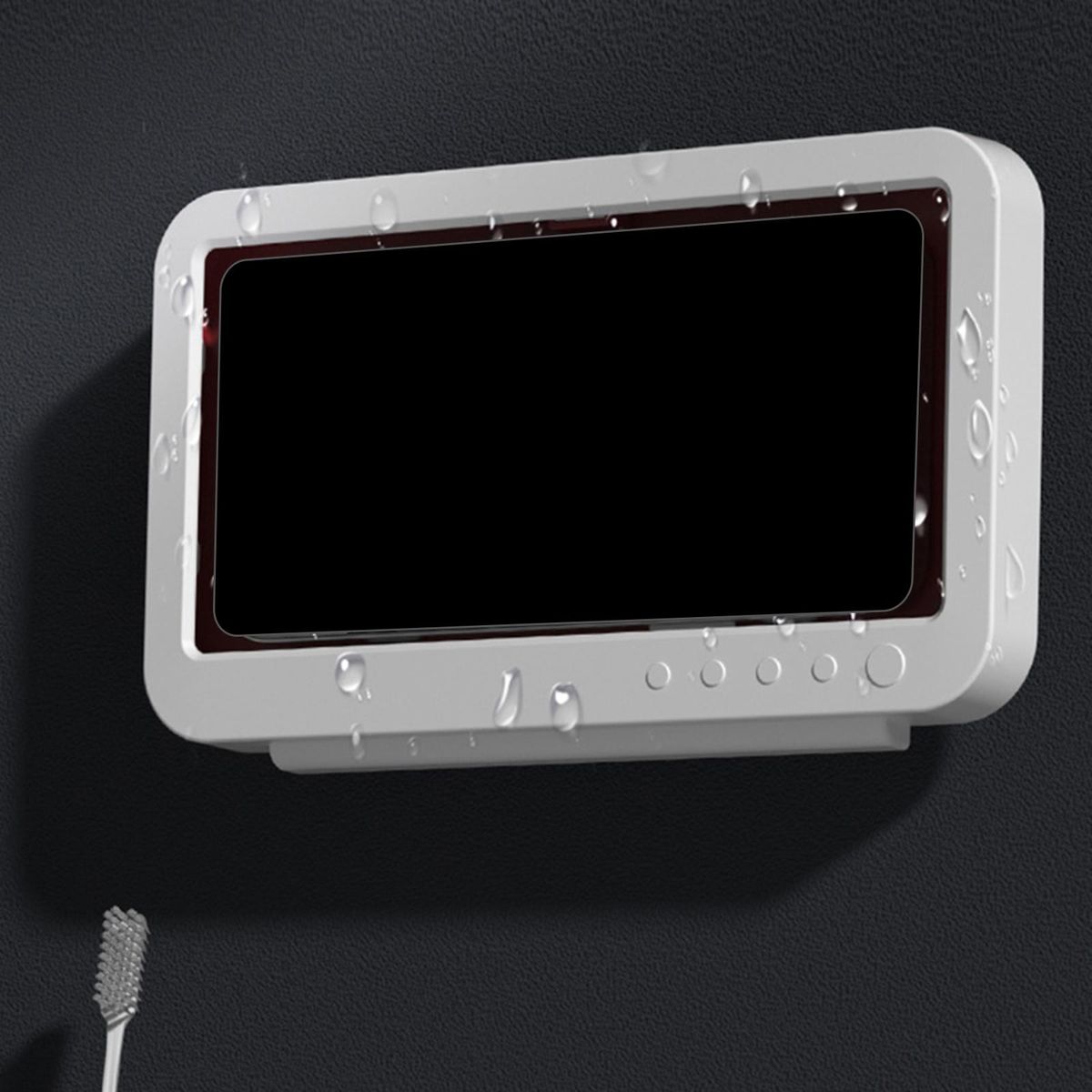 Wall Mount  Bathroom Case Mount White