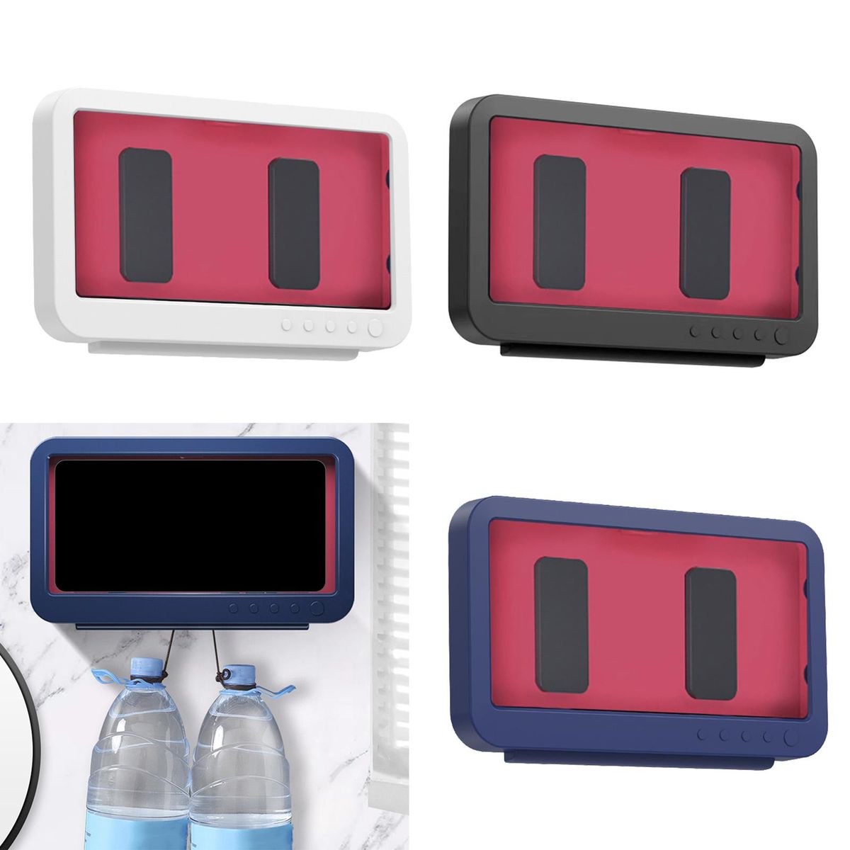 Wall Mount  Bathroom Case Mount White