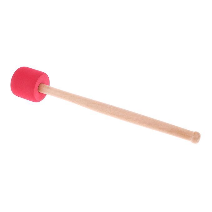 Percussion Bass Drum Mallet Drumstick With Wood Handle For Drummer Red