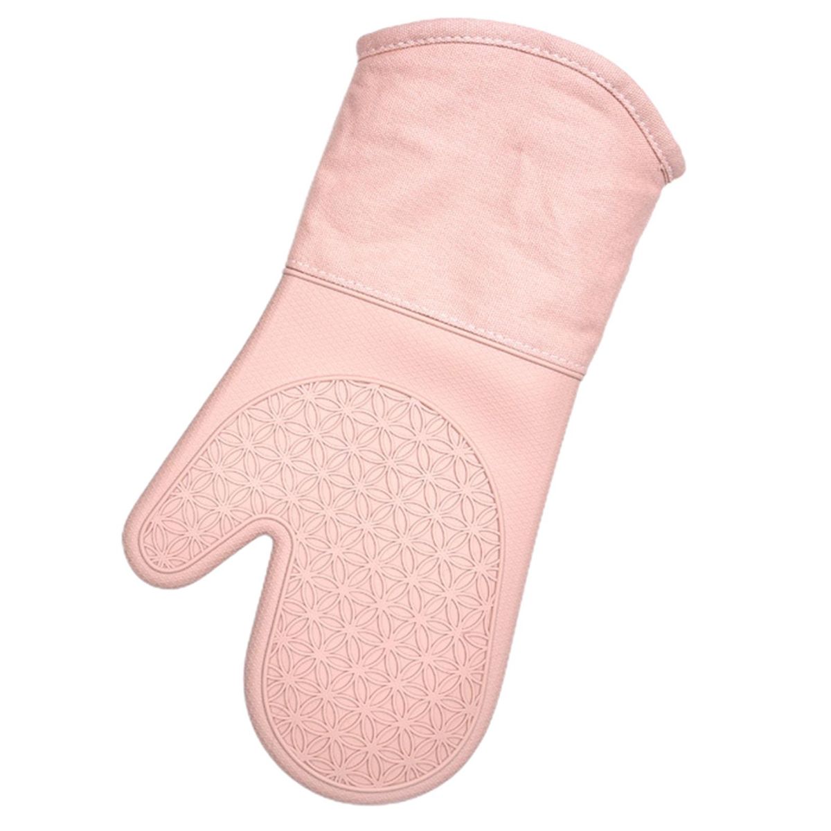 Oven Mitt Heat Resistant Microwave Glove Pink