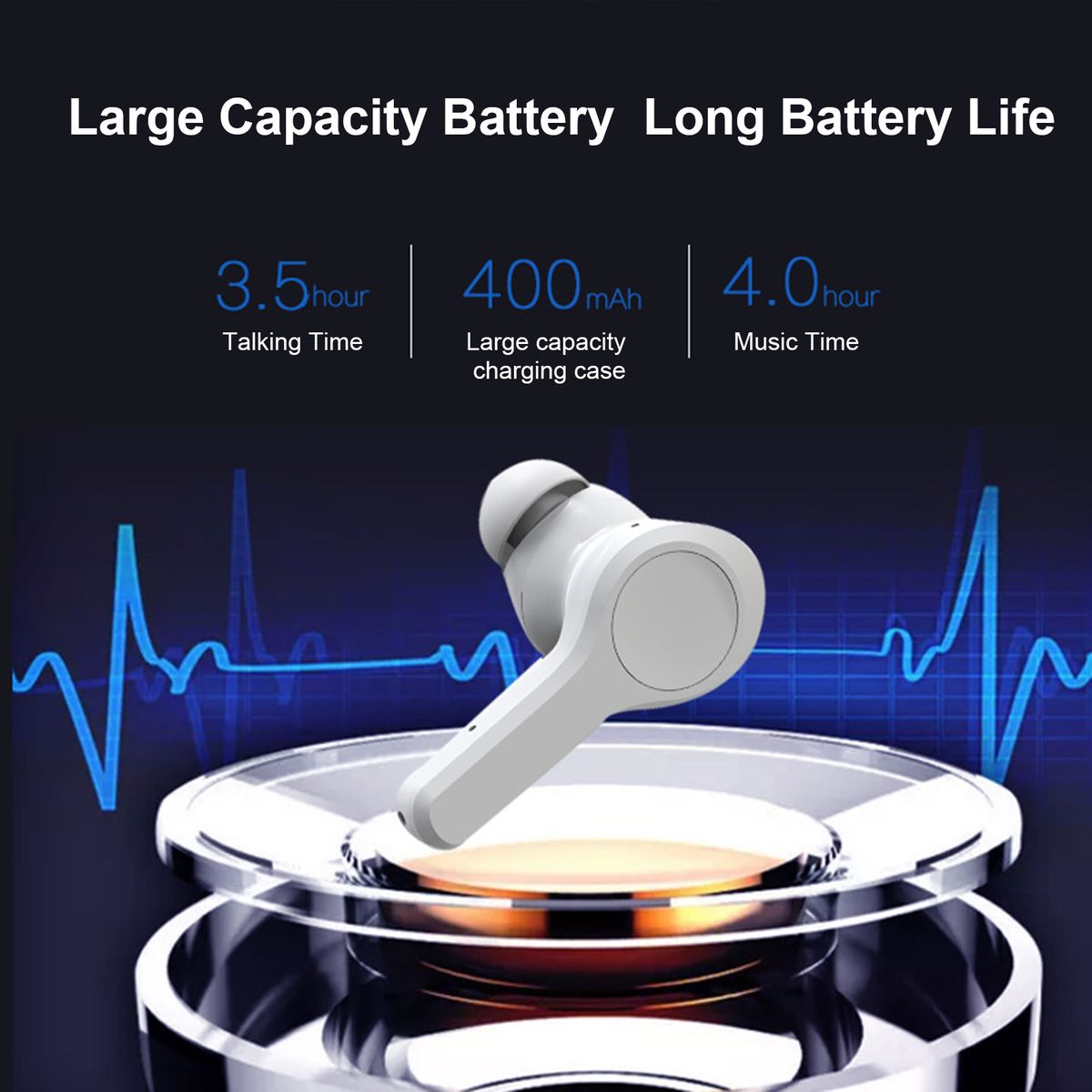 T1 ANC Active Noise Reduction Earphone TWS Earbuds Bluetooth