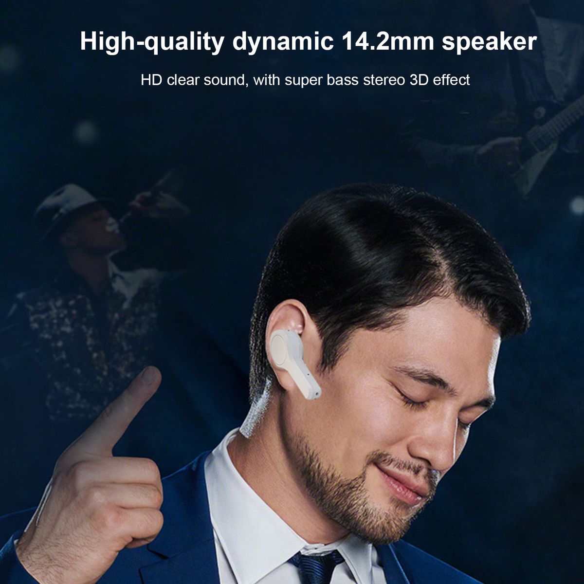 T1 ANC Active Noise Reduction Earphone TWS Earbuds Bluetooth
