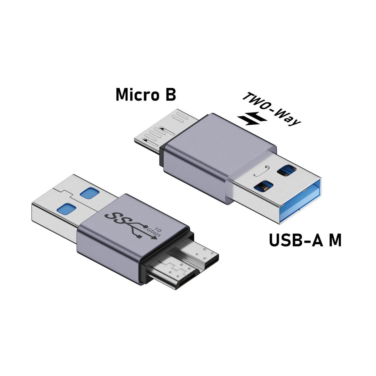 Usb 3.2 Hard Disk Adapter Universal Usb-c to Micro B Adapter for Hard C