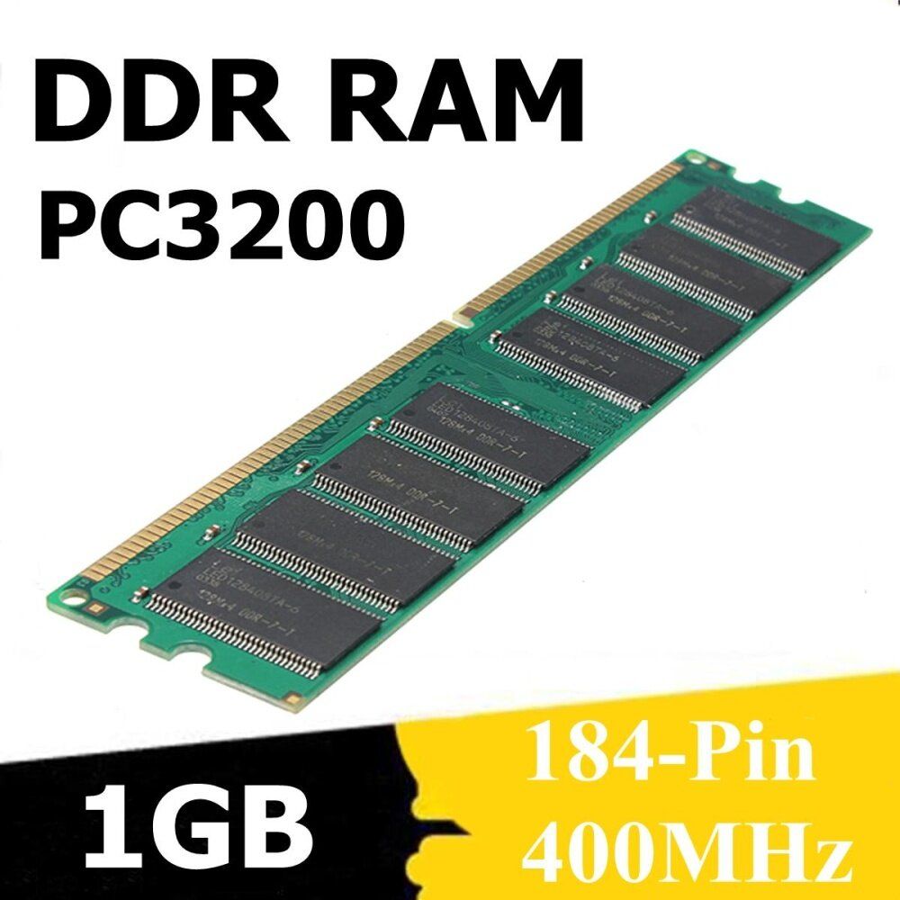 1GB PC3200 DDR400 400MHz 333 266 Desktop PC DIMM Memory RAM 184-pin Non-ECC