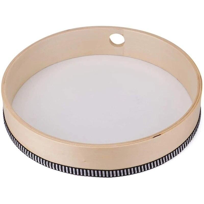 10 Inch & 8 Inch & 6 Inch Hand Drum Kids Percussion Wood Frame Drum with Drum Stick