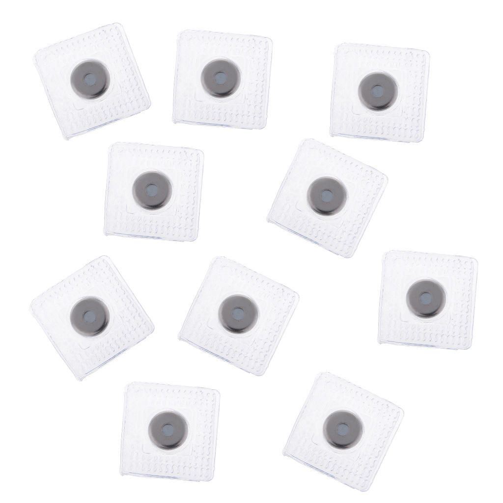 10 Sets Invisible Magnetic Snap Buttons Sew In Jackets Bags Clothes