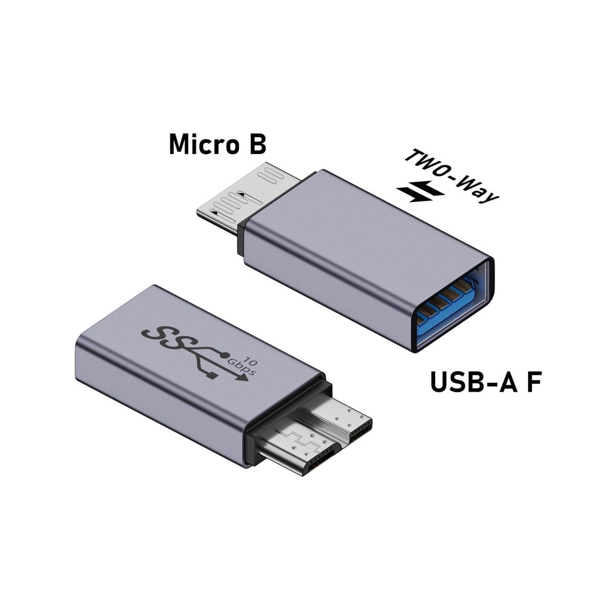 Usb 3.1 Hard Disk Adapter Universal Usb-c to Micro B Adapter for Hard D