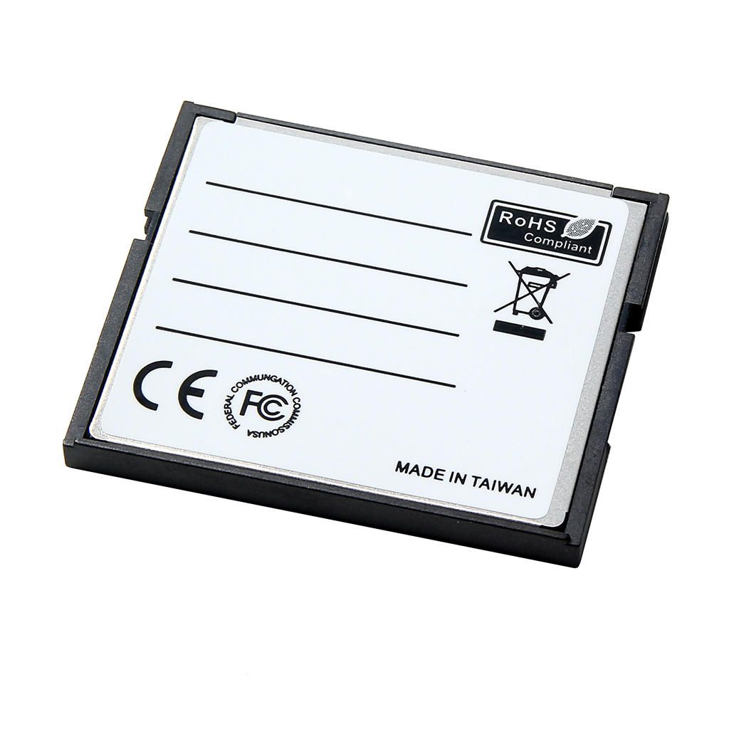Dual Port SD To CF Card Adapter MMC SDHC SDXC To Compact Flash Type I