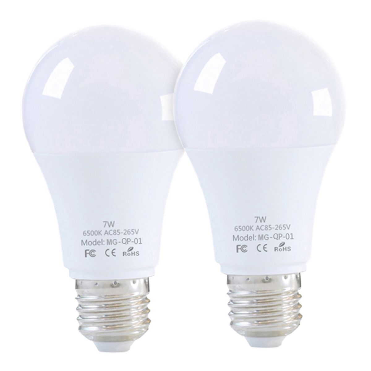 2PCS E27 7W LED Light Bulb With Motion Sensor