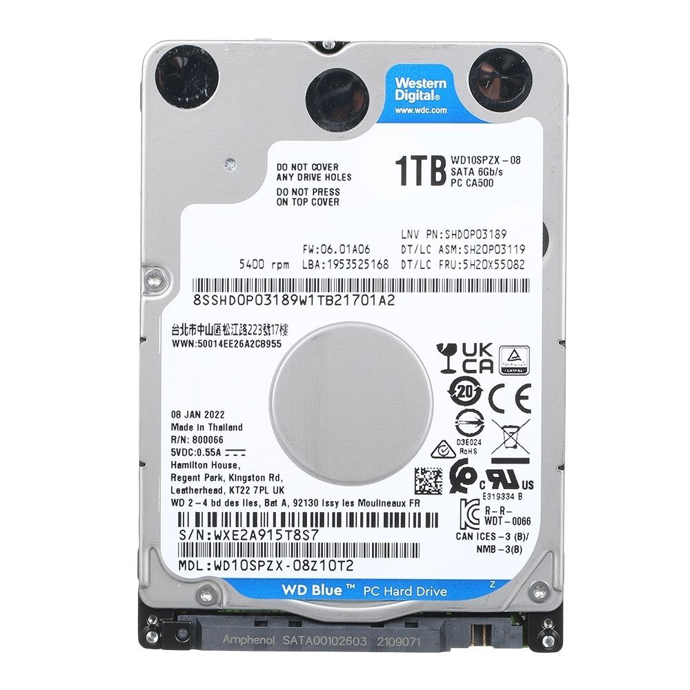 Blue 10SPZX 1TB Mechanical Hard Disk 2.5 Inch Hard