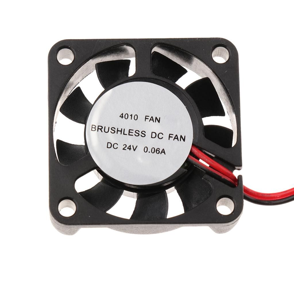 4x Low Noise Brushless CPU Fan 24V 40x40mm 7000RPM For 3D