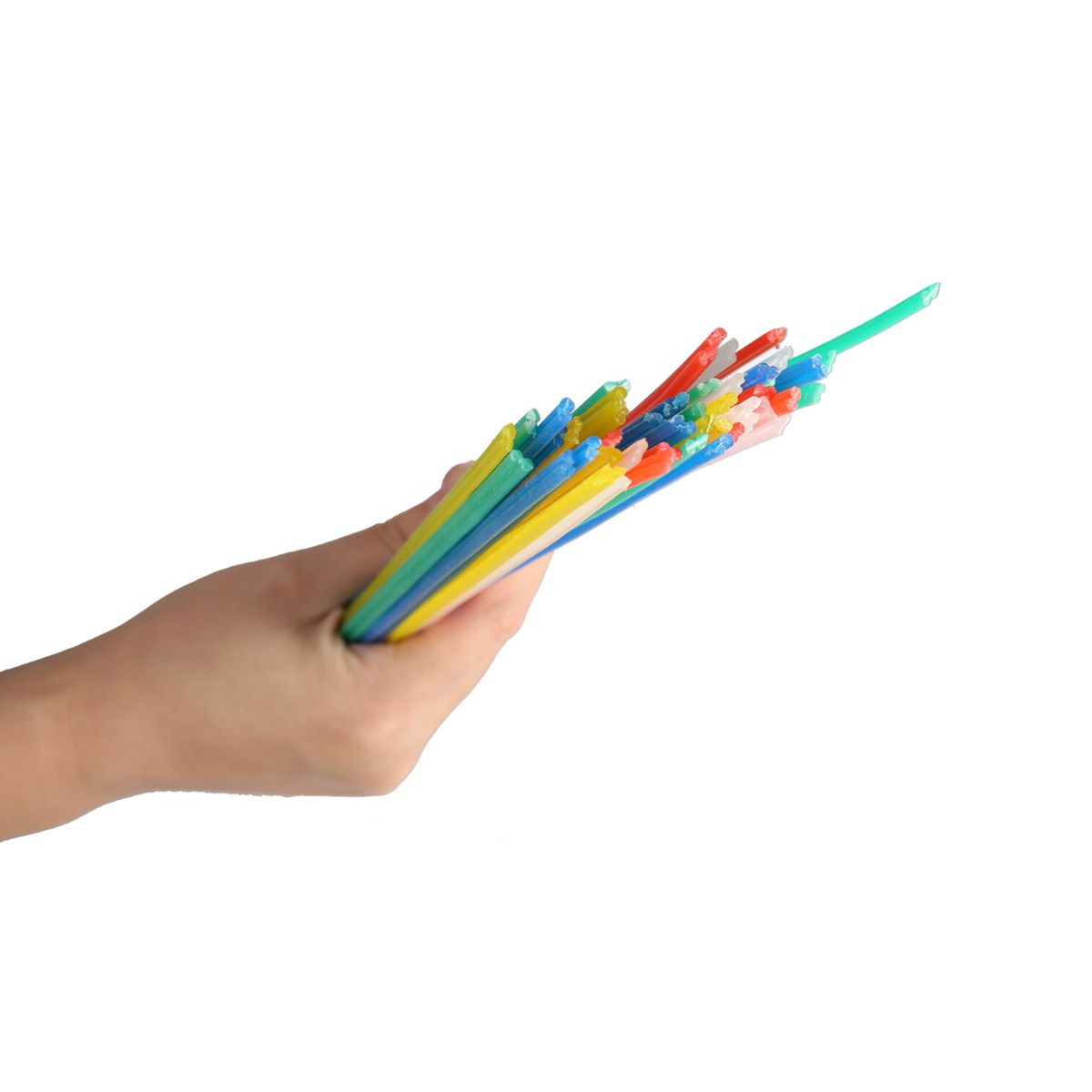 50pcs 5Color Plastic Welding Rods PP Welder Rods For Plastic