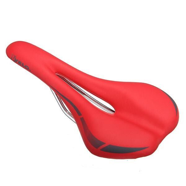VELO Mountain Road Bike Bicycle Hollow Saddle Seat Cushion Red