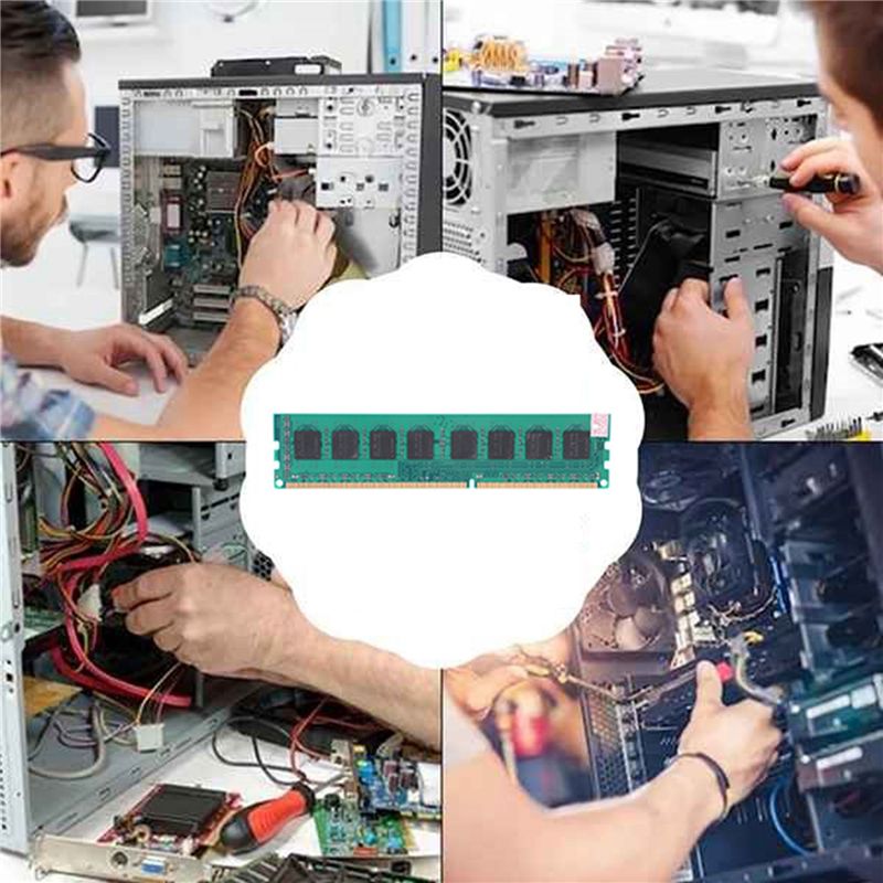 DDR3 8GB PC Memory Module RAM+Cooling