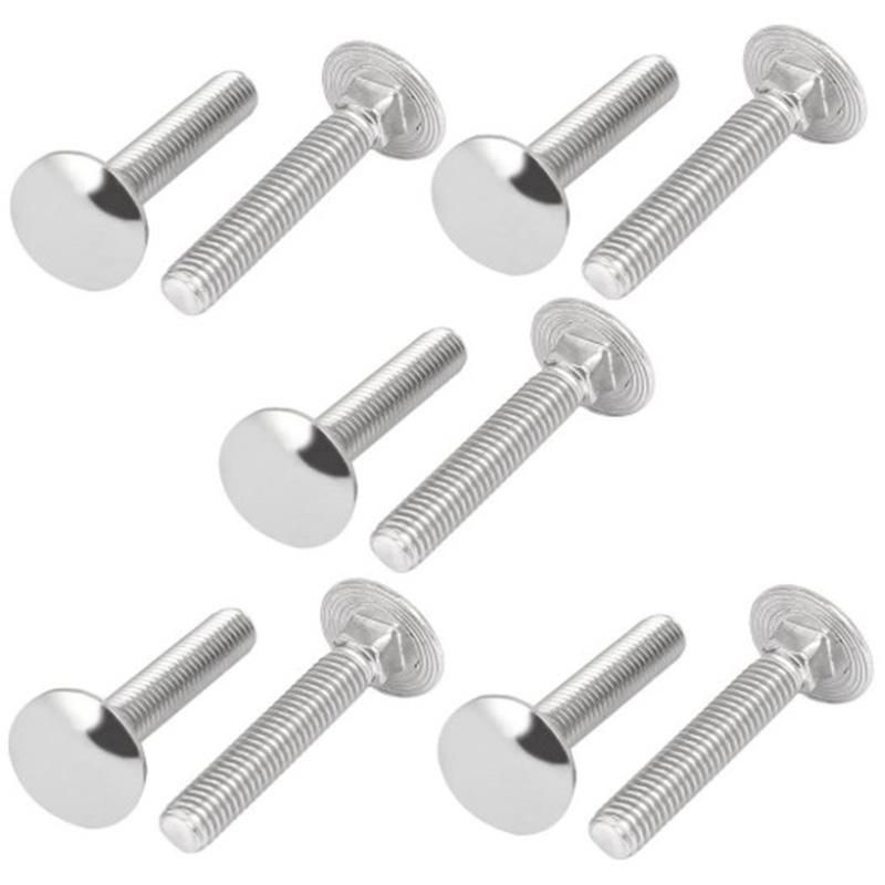 Carriage Bolt,304 Stainless Steel Fully Thread Square Neck