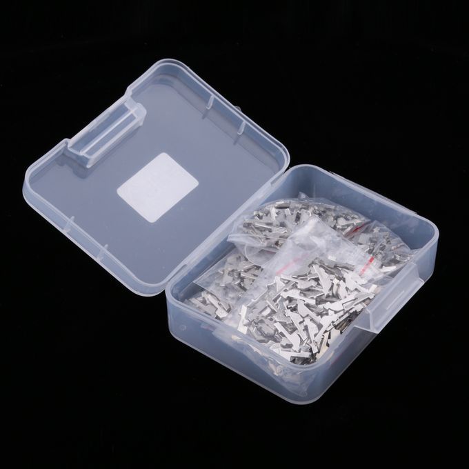 600 Pieces Car Lock Reed Key Cylinder Gasket Plate With Case For Honda