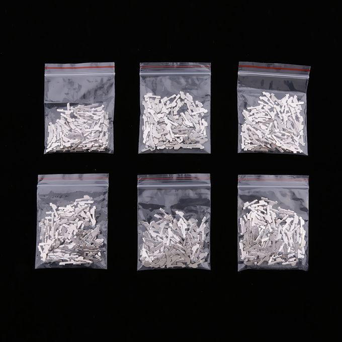 600 Pieces Car Lock Reed Key Cylinder Gasket Plate With Case For Honda