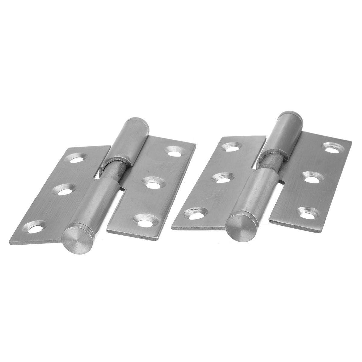 2pcs 3" Rising Left/Right Handed Lift Off Door Hinge Stainless Steel