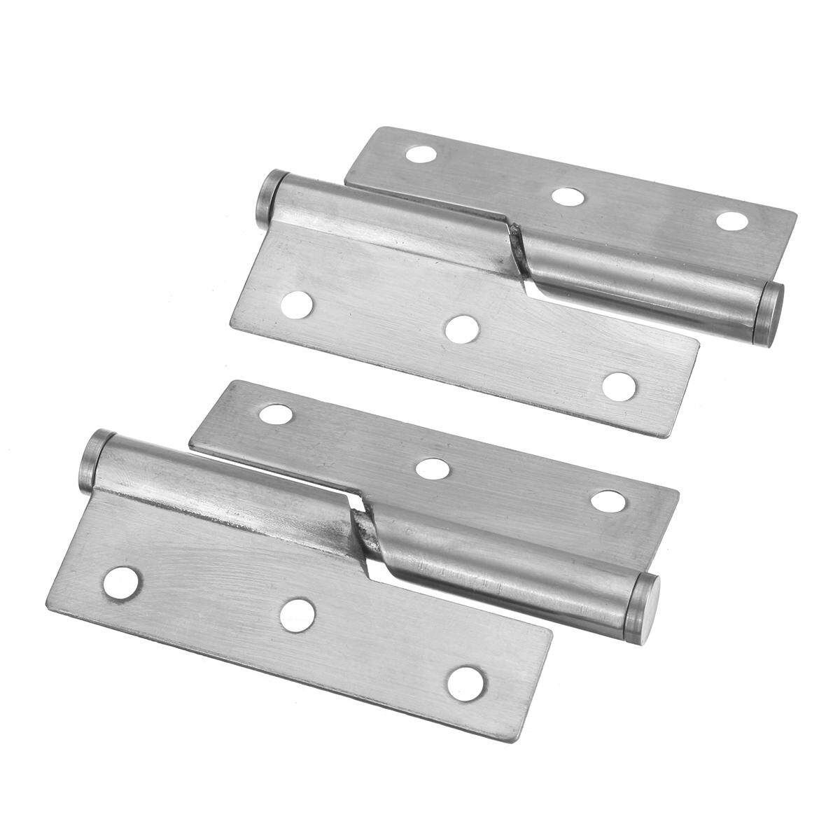 2pcs 3" Rising Left/Right Handed Lift Off Door Hinge Stainless Steel