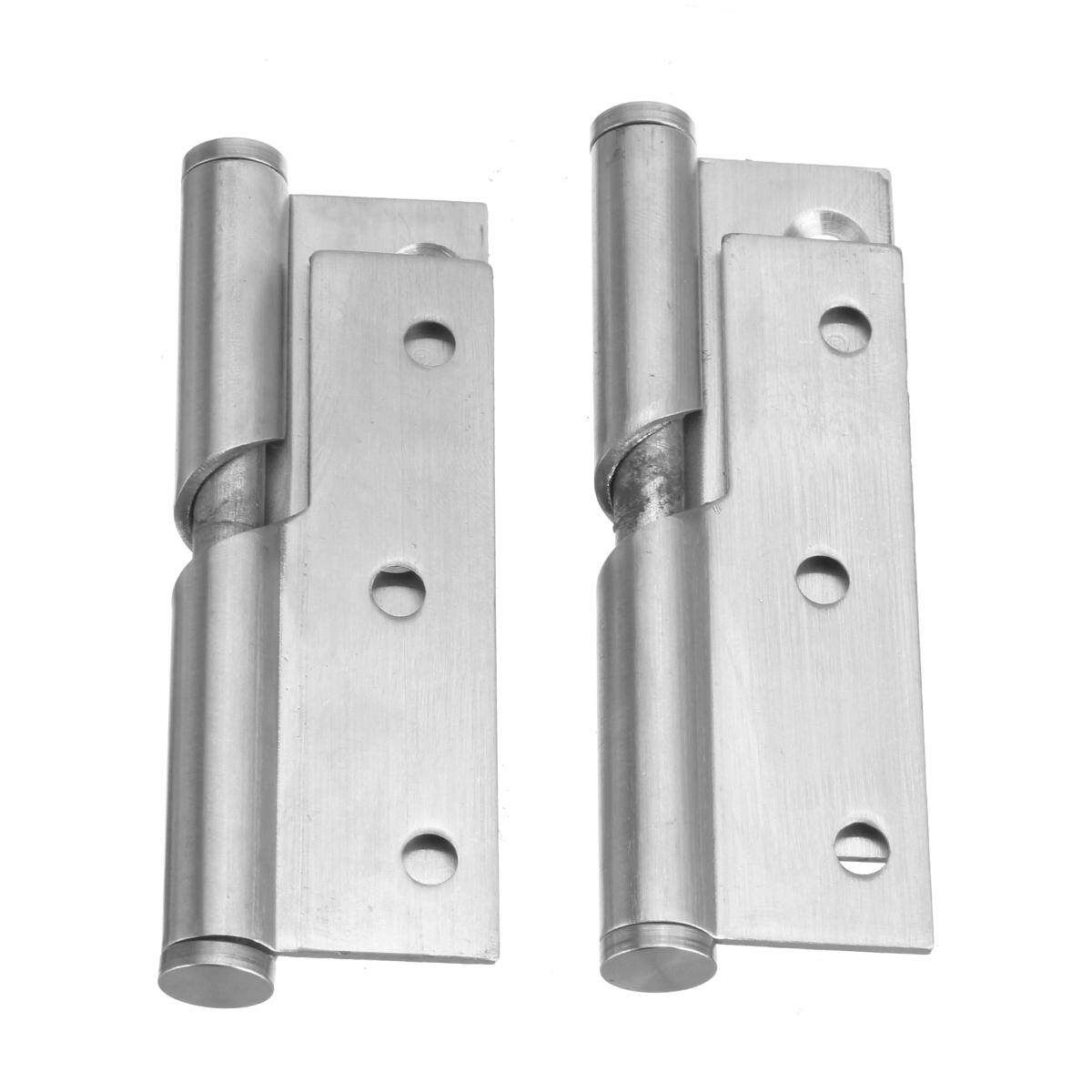 2pcs 3" Rising Left/Right Handed Lift Off Door Hinge Stainless Steel