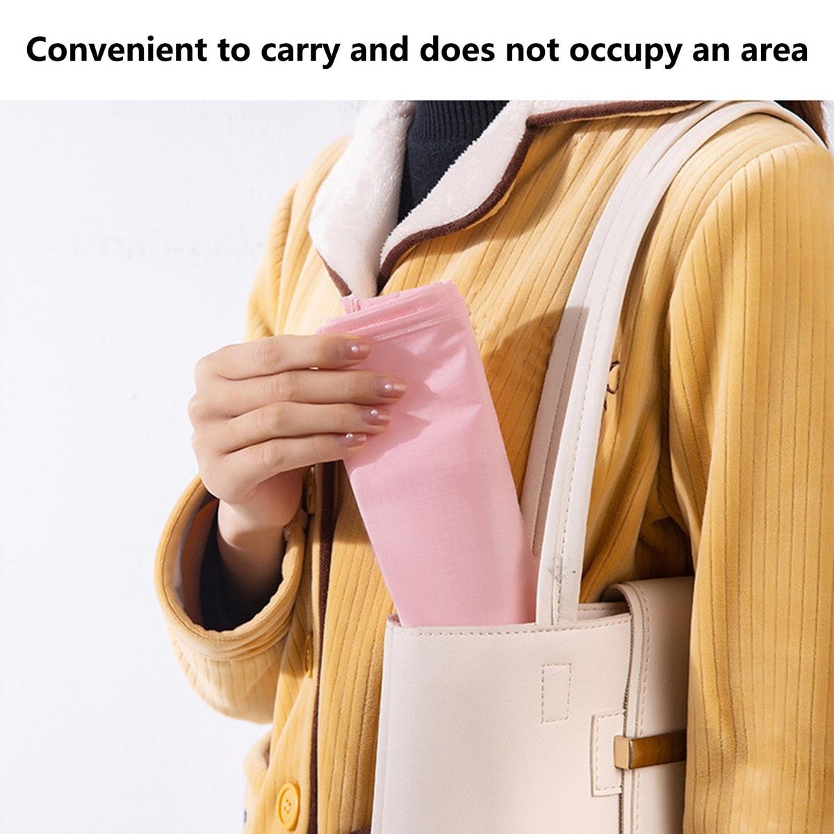 Shoes Organizer Multifunction Portable Underwear Organizer Pouch Pink