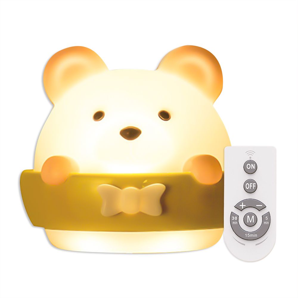 Cute Bear Baby Night Light Baby Bedside Lamp Kids Night