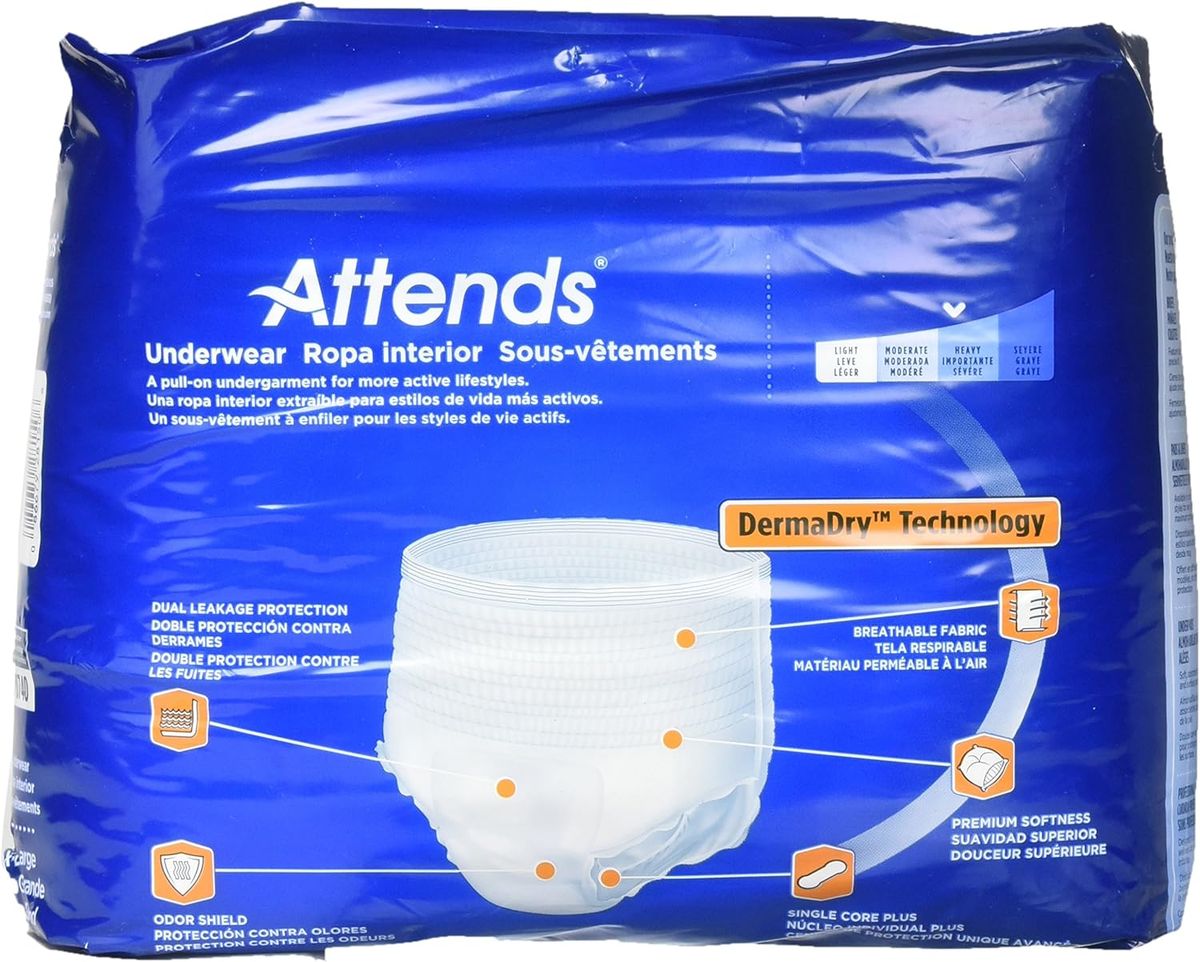 Underwear Extra Absorbency, X-Large - 14ct X 4