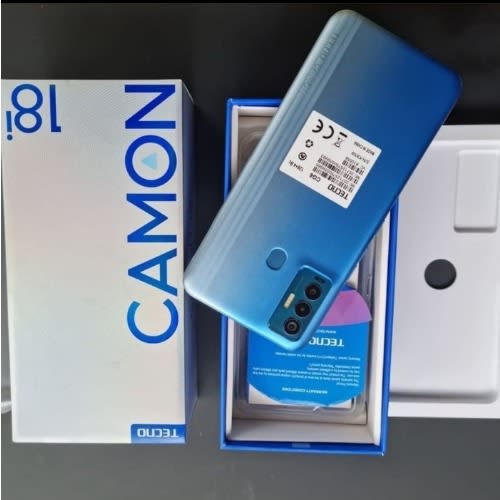 Camon 18i - 6.6" - 128GB ROM - 4GB RAM - Dual Sim - 4g Lte - 5000mAh - Jewel Blue