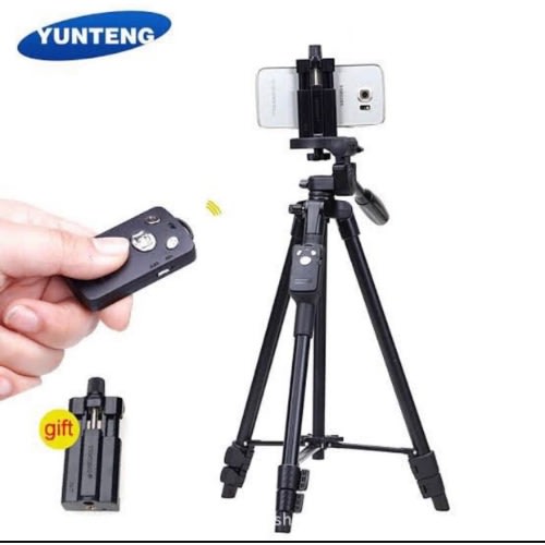 Yunteng Camera & Phone Tripod Stand Holder - 4 Feet - VCT-5208