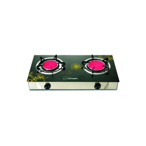 2-burner Glass Top Infrared Gas Cooker Qgc-2bg Infrared