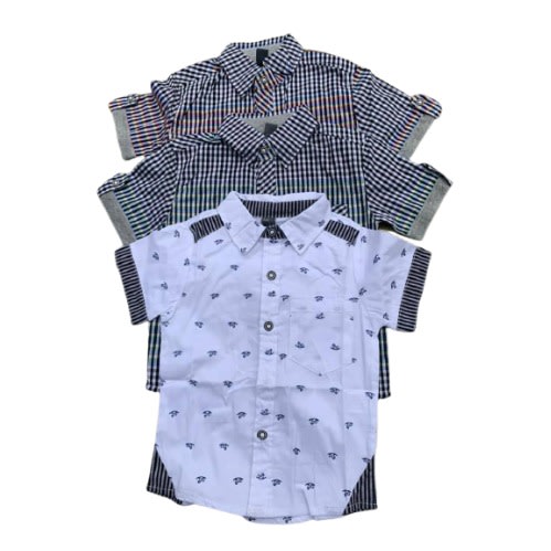 3 In 1 Button Down Shirts For Boys