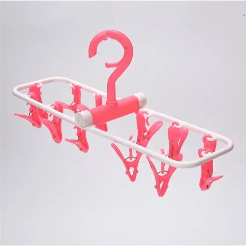 Hanger With 12 Clips