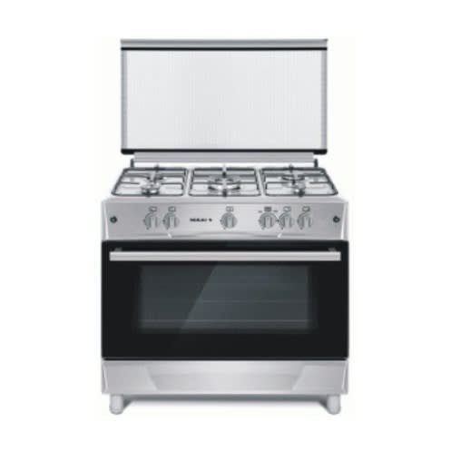 60 X 90p (5b) In 4+2 Black & Grey Gas Burner