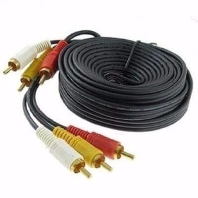 Av Cable 20m 3-3 - Black