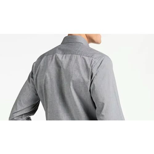 Men's Formal Dress Shirt - 2pieces - Blue & Grey