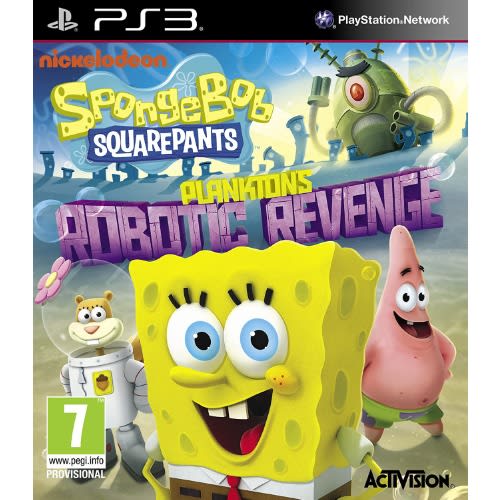 Spongebob Squarepants Plankton Robotic Revenge Ps3