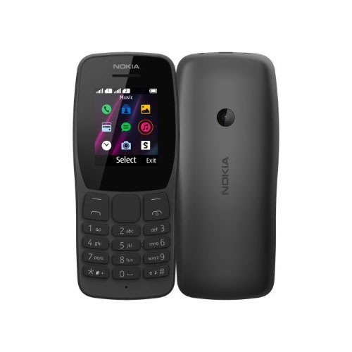 110 - 1.77" Display - Feature Phone - Black