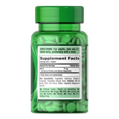 Boron - 3mg - 100 Tablets