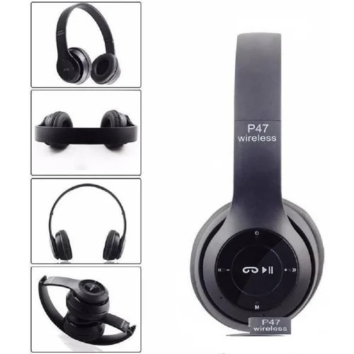P47 Foldable Wireless Bluetooth Headphones