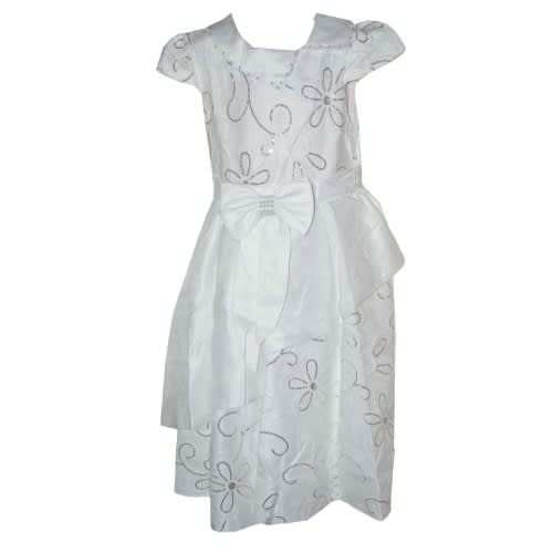 Girls Knee Length Short Sleeve Dress