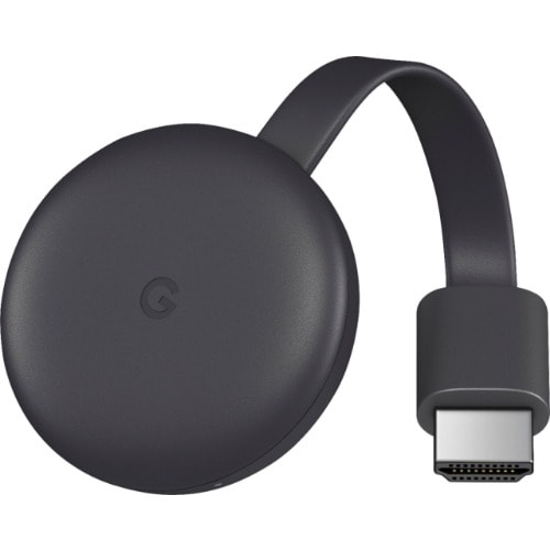 Google Chrome Cast Media Streaming Device- Black 3d