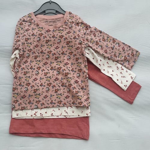 A Heart Full Of Flowers Tops -3pieces