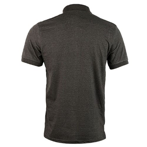 Men's Charcoal Plain Polo Top