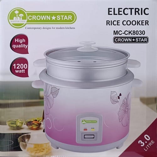 Electric Rice Cooker - 3L -1200W