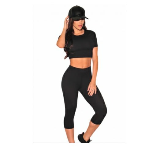 Every Day Two Piece Set - Black