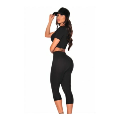 Every Day Two Piece Set - Black