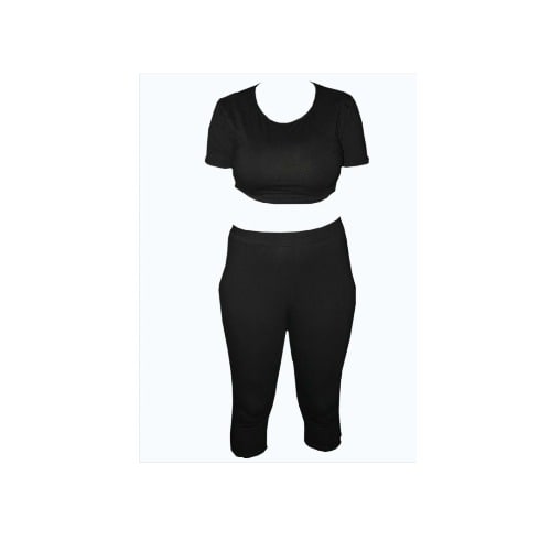 Every Day Two Piece Set - Black